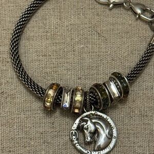 BRIGHTON Beads for Beverly Glam Mesh Bracelet